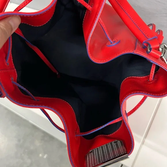 Emporio Armani Red Bucket Bag - Picture 9 of 10